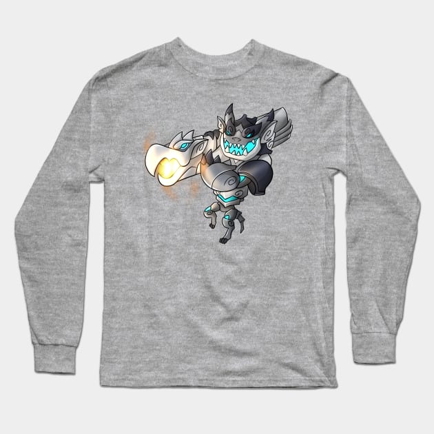onyx Brawlhalla shoot action Long Sleeve T-Shirt by oim_nw